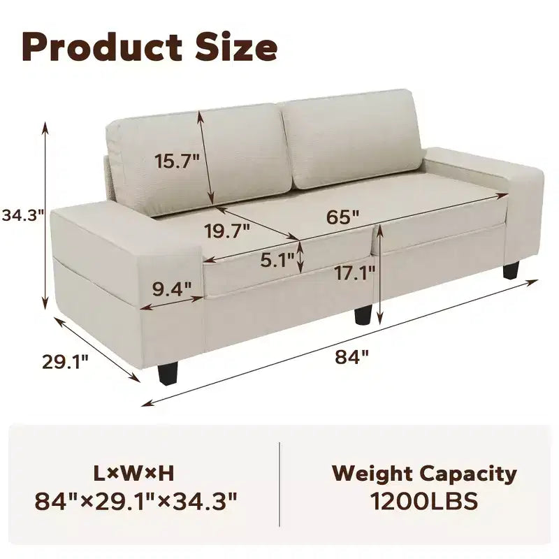 Modernes Sofa für das Wohnzimmer