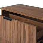 Mid-Century Nachttische 3-Schubladen-Kommode Massivholz, Aufbewahrungsschrank Schubladen Beistelltisch Nachttisch für Schlafzimmer/Wohnzimmer/Flur