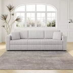 Modernes ausziehbares Schlafsofa 54.33 Cabrio Loveseat Schlafsofa Futon mit 3 Längen & verstellbarer Rückenlehne für das Wohnzimmer