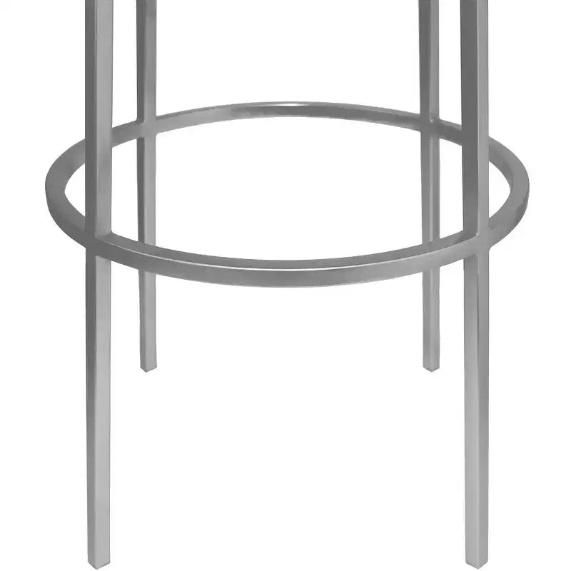 Barhocker aus Silbereisen