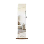 360° drehbarer Schmuckschrank mit Ganzkörperspiegel, drehbarer Standspiegel, freistehender Ganzkörper-Schmuckschrank-Organizer