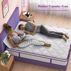 8-Zoll-Euro-Top-Memory-Foam-Federkern-Hybridmatratze – Kompatibel mit Plattformbett, Boxspringbett oder Lattenrost