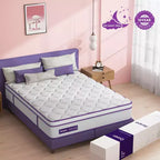 8-Zoll-Euro-Top-Memory-Foam-Federkern-Hybridmatratze – Kompatibel mit Plattformbett, Boxspringbett oder Lattenrost