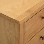 Kommode Wildeiche Massivholz, MDF mit Eichenfurnier