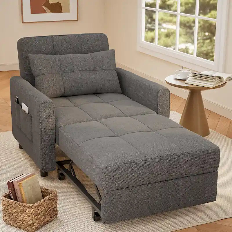 3-in-1 ausziehbares Schlafsofa, Liegesessel, wandelbar, verstellbar, zusammenklappbar – Josef Kauft